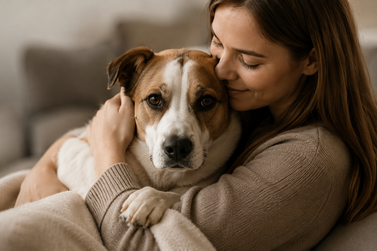 Cane e gatto in casa per il progetto ConFido